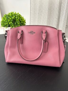 Pink Pink Satchel Handbag- Stylish, compact & Elegant ( Coach Style)